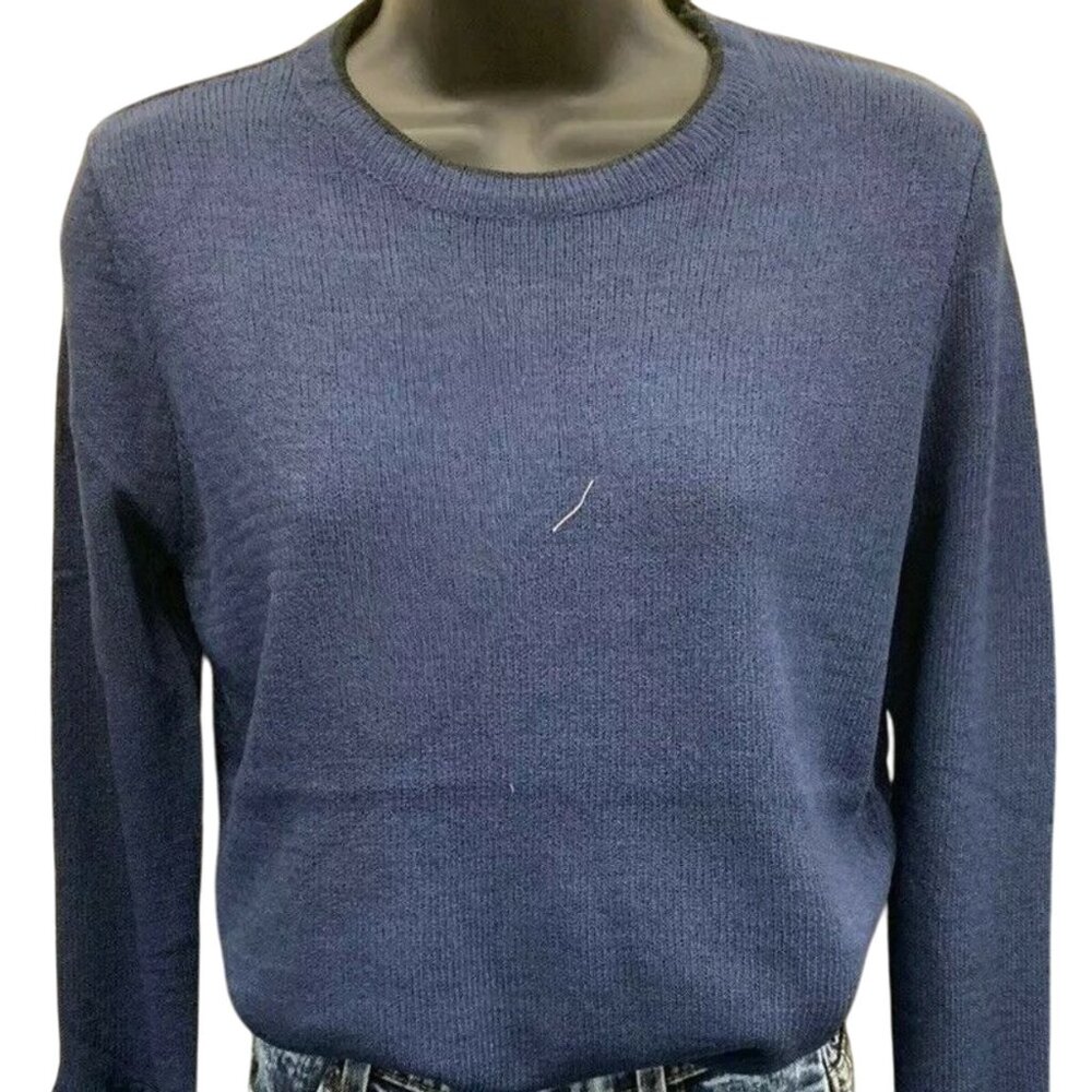 NWT LUMIERE NAVY BLUE BELL SLEEVE SWEATER SMALL & MEDIUM‎